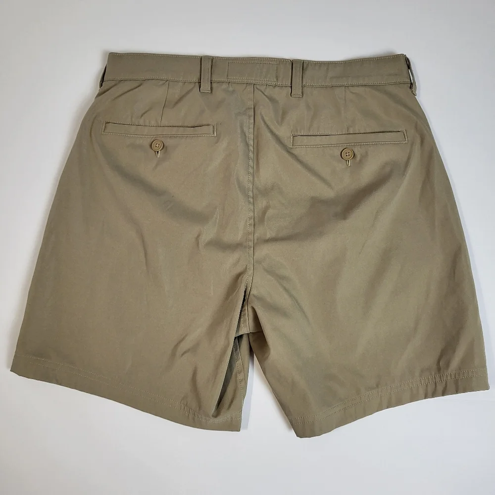 Abercrombie & Fitch Go To Men's Short Khaki Plain‎ Front Quick Dry Size 32